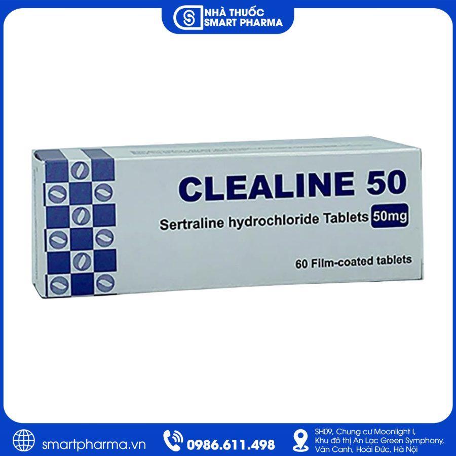 NT Smartpharma (16) Thuốc Clealine 50 – Điều trị trầm cảm, rối loạn ám ảnh cưỡng chế và rối loạn hoảng loạn