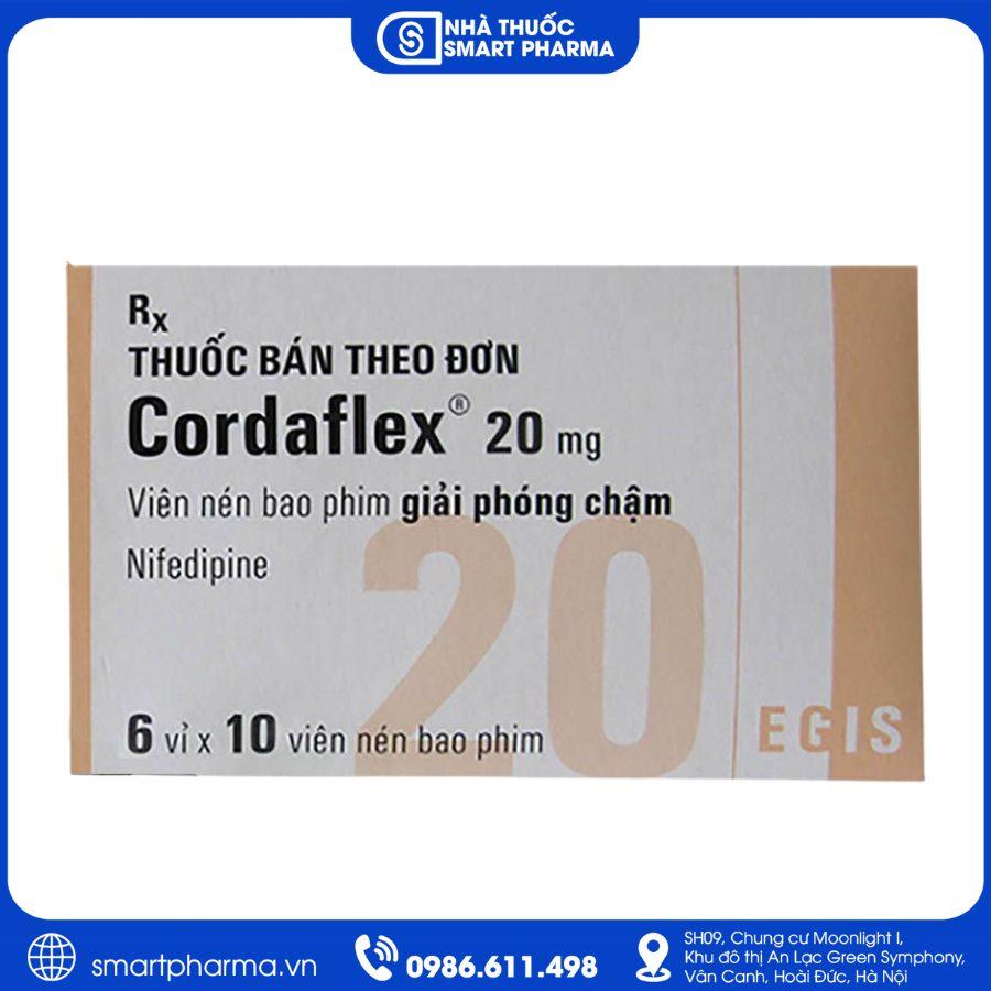 NT Smartpharma (16) Thuốc Cordaflex 20mg điều trị tăng huyết áp và đau thắt ngực