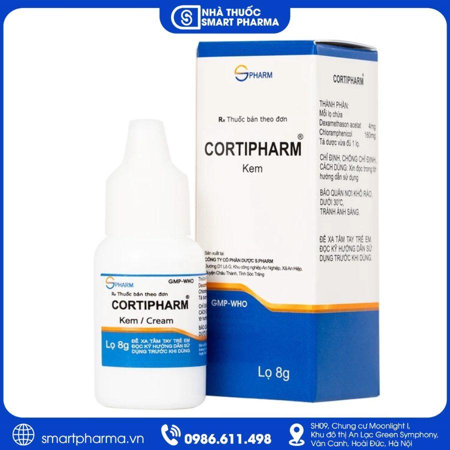NT Smartpharma (17) Kem bôi da Cortipharm – Điều trị các bệnh viêm da và tổn thương da