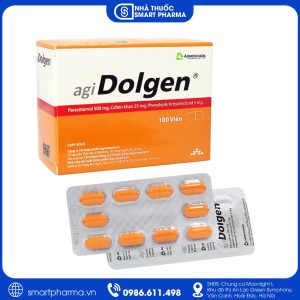 Thuốc AgiDolgen giảm đau, hạ sốt và giảm triệu chứng cảm cúm hiệu quả