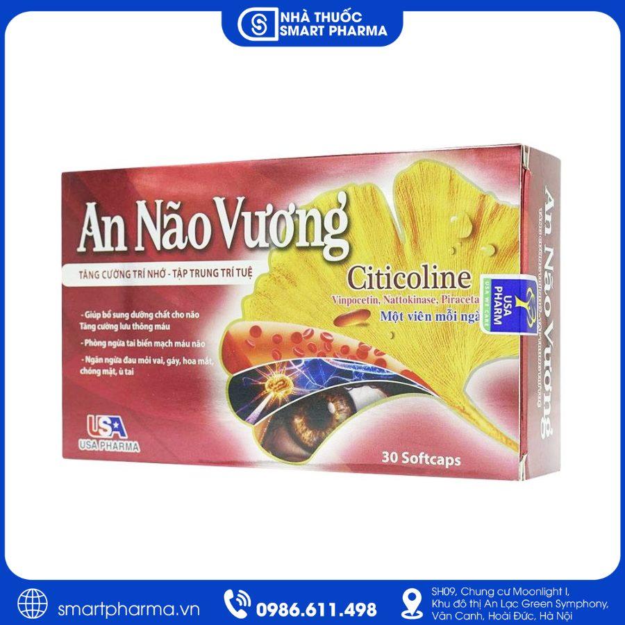 NT Smartpharma (18) An Não Vương – Hỗ trợ hoạt huyết, tăng cường tuần hoàn máu não