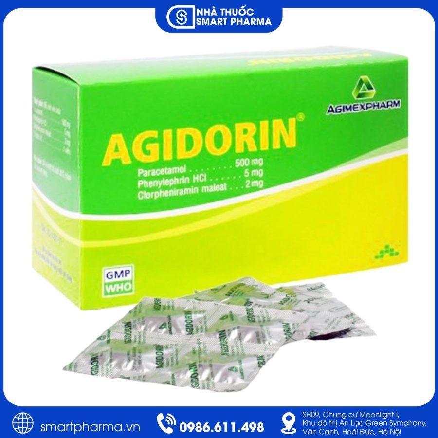 NT Smartpharma (18) Thuốc Agidorin giảm đau, hạ sốt và hỗ trợ điều trị các triệu chứng viêm hiệu quả