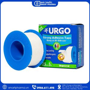Băng keo lụa Urgosyval 2.5cm x 5m – Cố định băng gạc, catheter và dụng cụ y tế
