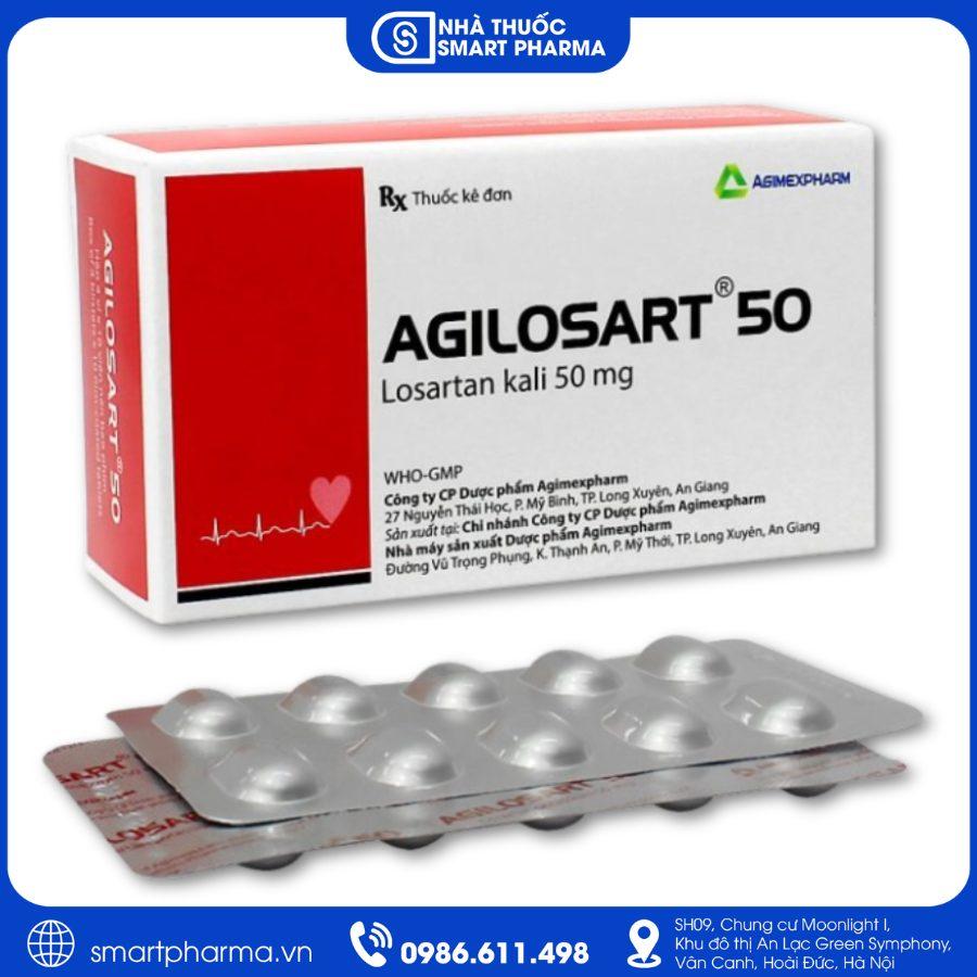NT Smartpharma (19) Thuốc Agilosart 50 điều trị tăng huyết áp và bảo vệ tim mạch hiệu quả