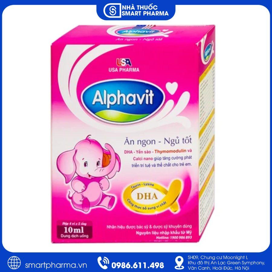 NT Smartpharma (2) Alphavit Ăn ngon ngủ tốt giúp trẻ ăn ngon, ngủ ngon và phát triển toàn diện
