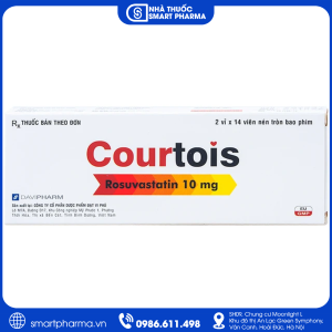 Thuốc Courtois 10mg – Điều trị tăng cholesterol máu và rối loạn lipid máu