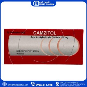 Thuốc Camzitol 100mg điều trị và dự phòng nhồi máu cơ tim, đột quỵ