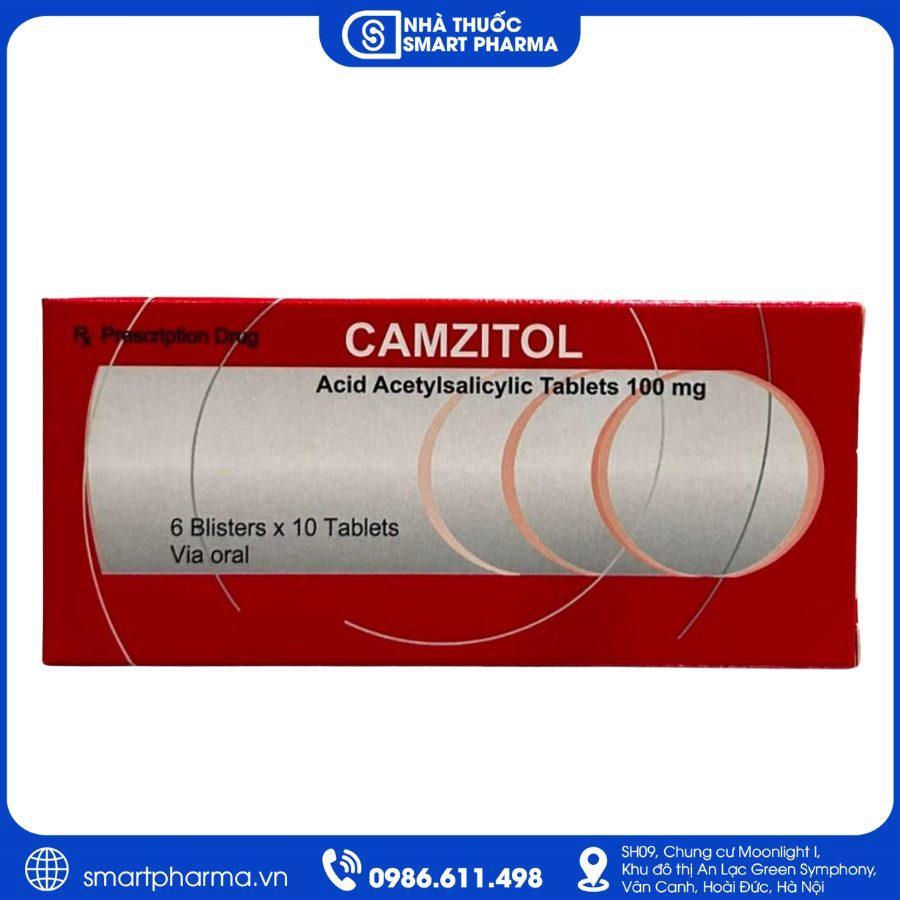 NT Smartpharma (21) Thuốc Camzitol 100mg điều trị và dự phòng nhồi máu cơ tim, đột quỵ