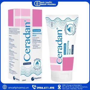Ceradan Wash – Sữa tắm dịu nhẹ giúp làm sạch và dưỡng ẩm cho da khô, nhạy cảm