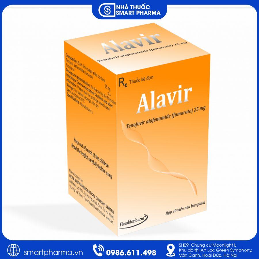 NT Smartpharma (21) Thuốc Alavir điều trị bệnh Herpes, zona thần kinh và nhiễm virus Herpes simplex