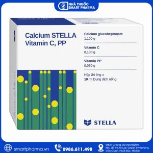 Dung dịch uống Calcium Stella điều trị thiếu calci, còi xương và loãng xương