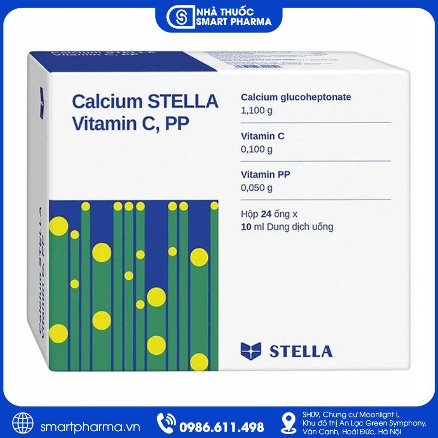 NT Smartpharma (23) Dung dịch uống Calcium Stella điều trị thiếu calci, còi xương và loãng xương