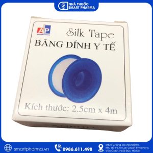 Băng SilkTape 2,5 x 4m An Phú – Cố định gạc và băng vết thương