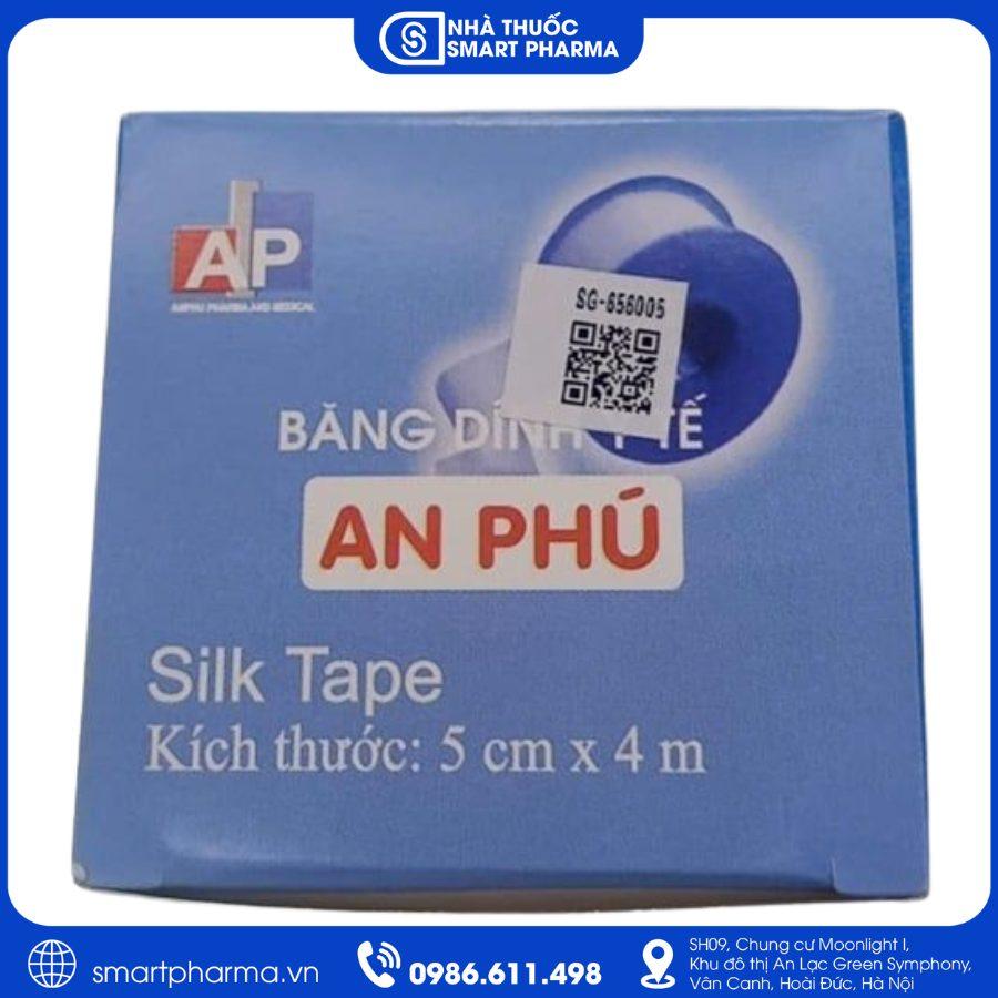 NT Smartpharma (25) Băng SilkTape 5 x 4m An Phú – Cố định gạc và vật tư y tế