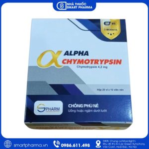 Thuốc Alpha Chymotrypsin 4.2mg S.Pharm giảm phù nề, sưng viêm sau chấn thương và phẫu thuật