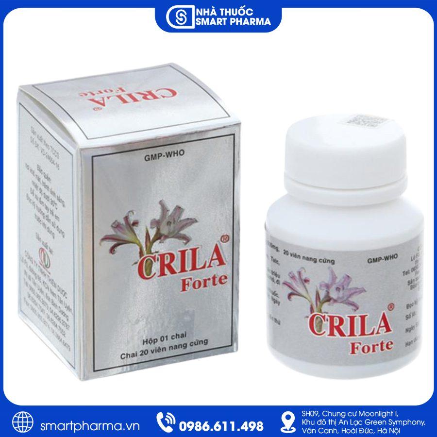 NT Smartpharma (27) Thuốc Crila Forte – Điều trị phì đại lành tính tuyến tiền liệt và u xơ tử cung