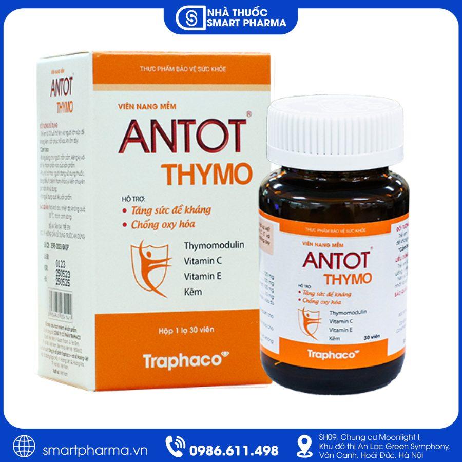 NT Smartpharma (27) Viên nang mềm Antot Thymo – Hỗ trợ tăng cường sức đề kháng, chăm sóc sức khỏe hô hấp