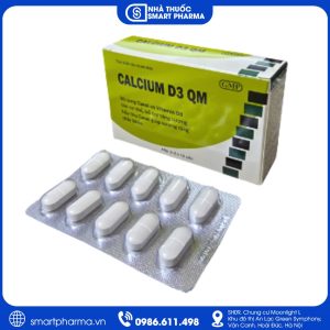 Calcium D3 QM bổ sung canxi và Vitamin D3 hỗ trợ xương chắc khỏe