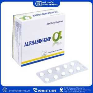 Thuốc Alphasin KMP 10mg giảm phù nề, sưng viêm do chấn thương và sau phẫu thuật