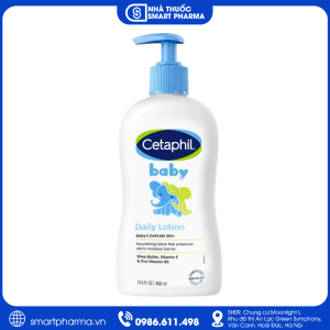 Cetaphil Baby Daily Lotion Face and Body – Sữa dưỡng ẩm cho da khô, nhạy cảm ở trẻ nhỏ