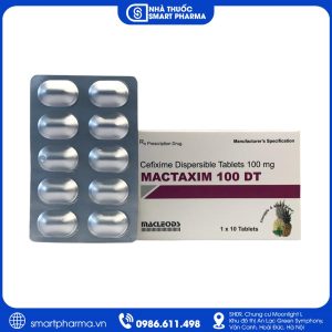 Mactaxim 100 DT – Điều trị nhiễm khuẩn đường hô hấp và tiết niệu