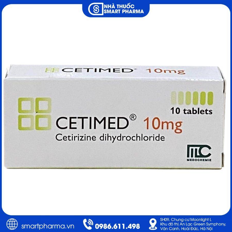 NT Smartpharma (30) Cetimed 10mg – Điều trị viêm mũi dị ứng và mày đay mạn tính