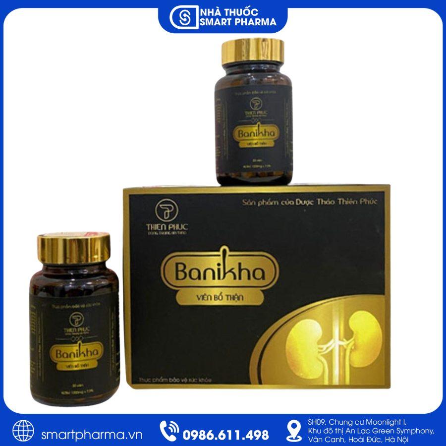 NT Smartpharma (31) Viên Bổ Thận Banikha hỗ trợ bổ thận, tráng dương, tăng cường sinh lực nam giới