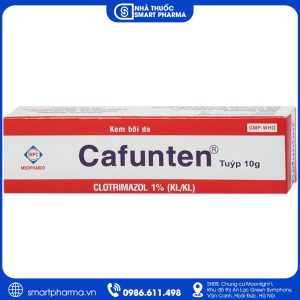 Cafunten 1% 10g – Thuốc bôi ngoài da điều trị nhiễm nấm