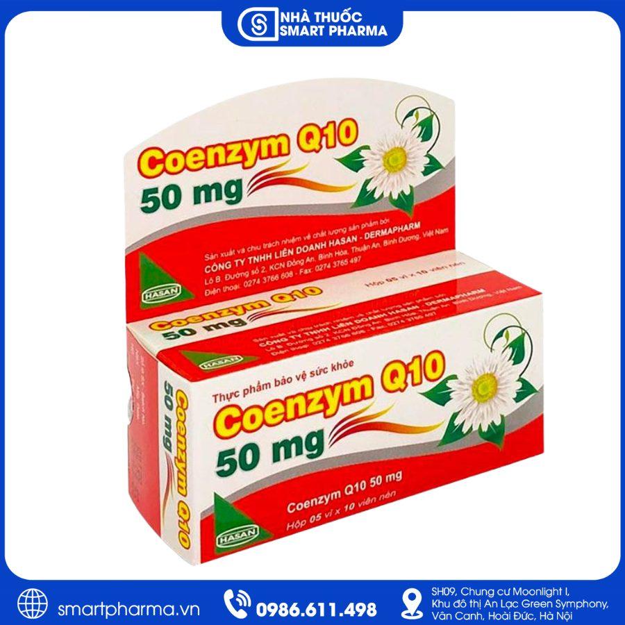 NT Smartpharma (32) Coenzym Q10 50mg Hasan – Bổ sung Coenzym Q10, tăng cường sức khỏe tim mạch