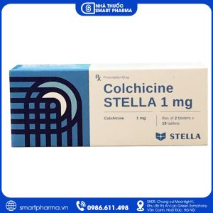Thuốc Colchicine STELLA 1mg – Điều trị cơn gút cấp, phòng ngừa cơn gút tái phát