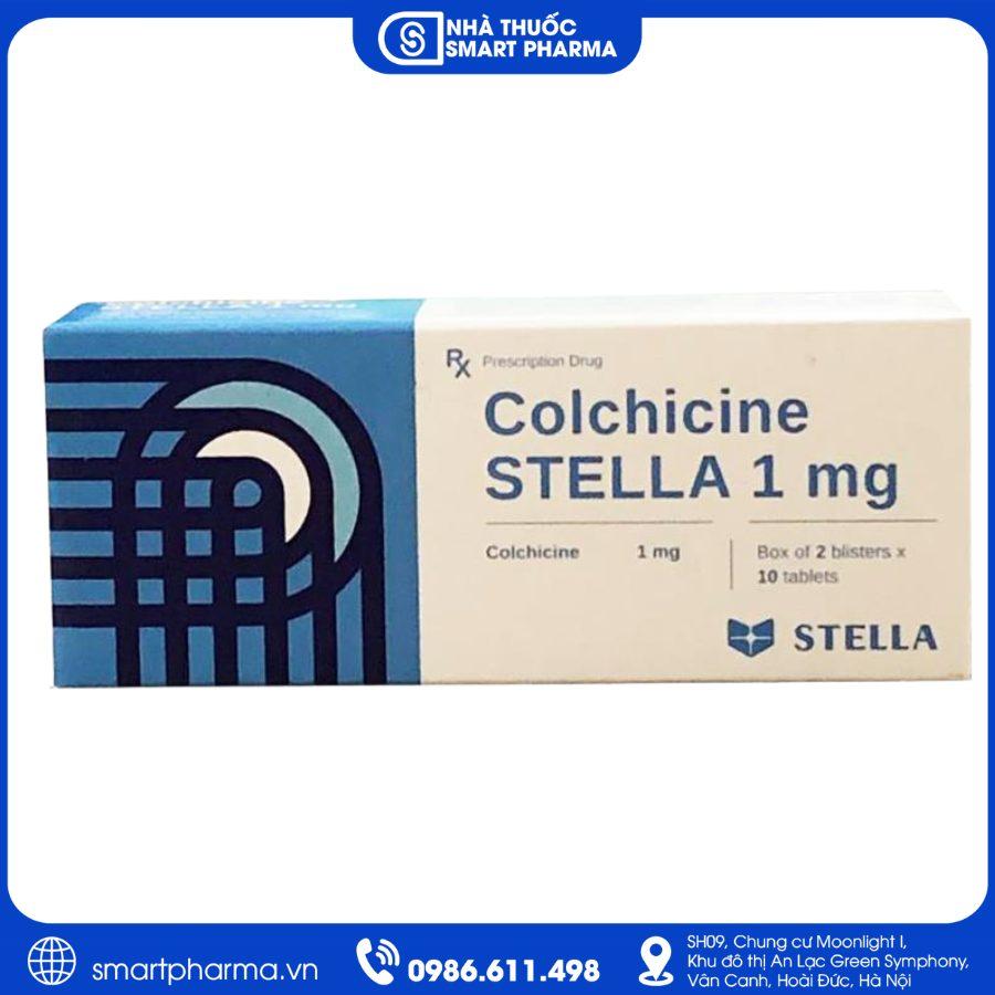NT Smartpharma (33) Thuốc Colchicine STELLA 1mg – Điều trị cơn gút cấp, phòng ngừa cơn gút tái phát