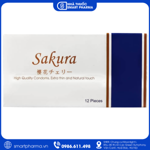 Bao cao su siêu mỏng Sakura hỗ trợ tránh thai, giảm nguy cơ lây nhiễm bệnh tình dục