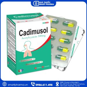 Cadimusol US Pharma – Thuốc tiêu nhầy điều trị các bệnh lý đường hô hấp