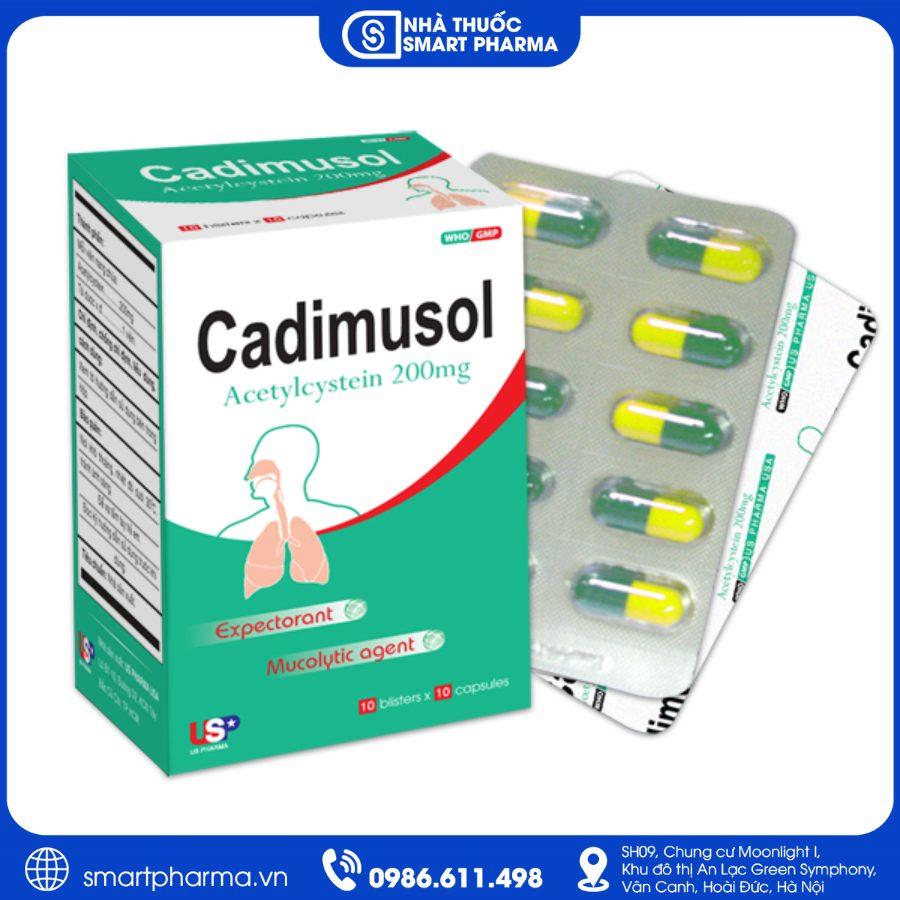 NT Smartpharma (34) Cadimusol US Pharma – Thuốc tiêu nhầy điều trị các bệnh lý đường hô hấp