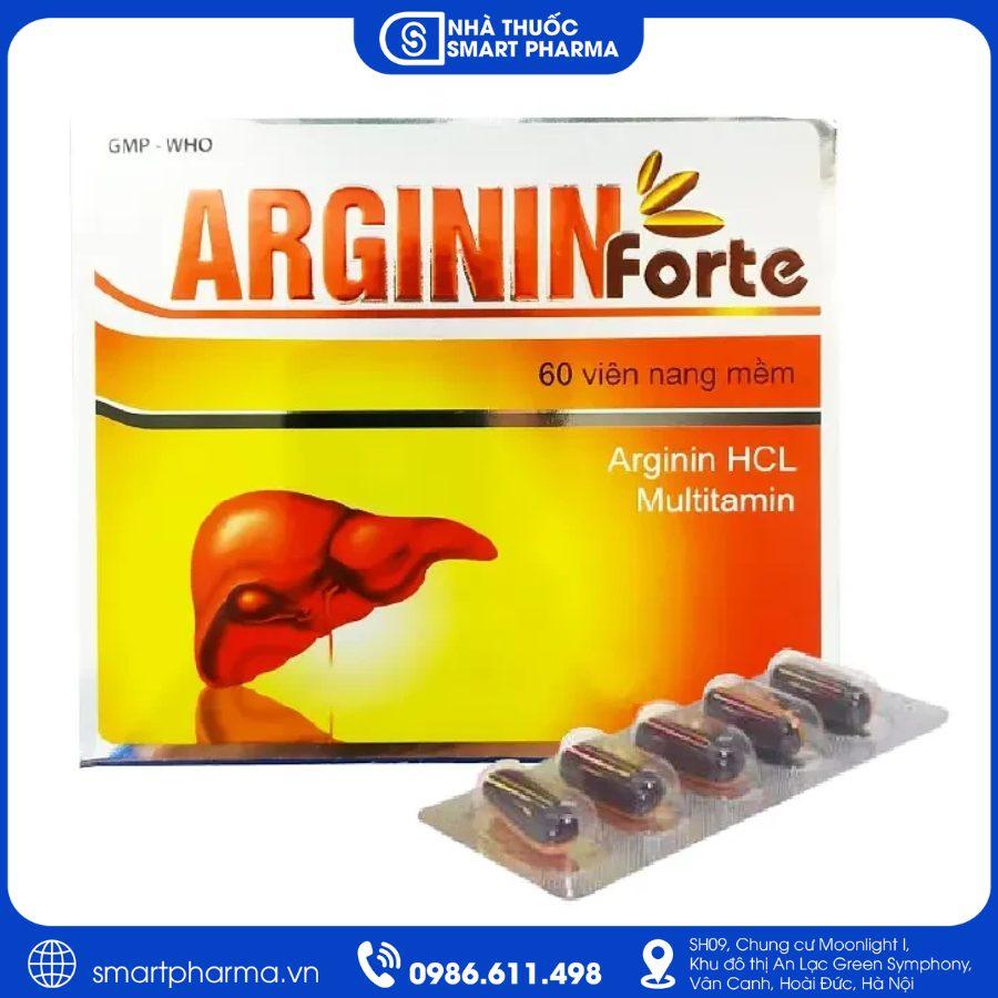 NT Smartpharma (35) Arginin Forte – Bổ gan, hỗ trợ giải độc gan, duy trì chức năng gan khỏe mạnh