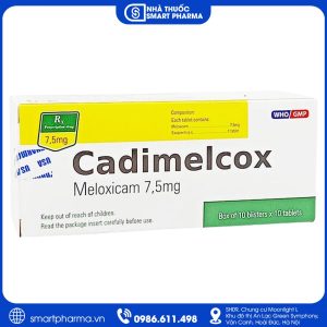 Cadimelcox 7,5mg – Điều trị đau và viêm do thoái hóa khớp, viêm khớp dạng thấp