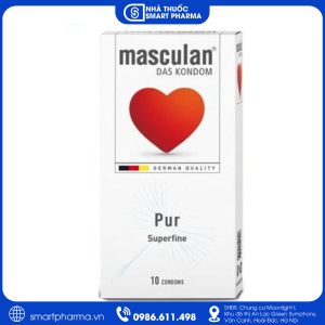 Bao cao su Masculan Pur trắng – Tránh thai, phòng ngừa bệnh lây truyền qua đường tình dục