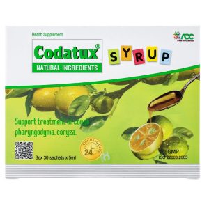 Smart Pharma - Codatux Syrup 5ml – Giảm ho, đau rát họng và long đờm 1 Smart Pharma - NT Smartpharma 4 13