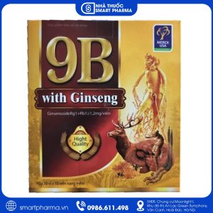 9B With Ginseng giúp bồi bổ cơ thể, giảm mệt mỏi và nâng cao sức đề kháng