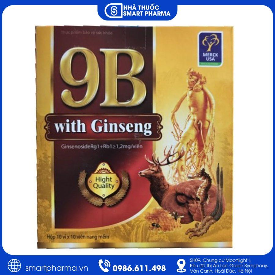 NT Smartpharma (4) 9B With Ginseng giúp bồi bổ cơ thể, giảm mệt mỏi và nâng cao sức đề kháng