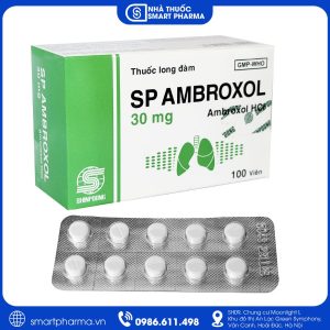 Thuốc SP Ambroxol 30mg giúp loãng đờm và cải thiện tình trạng bệnh đường hô hấp