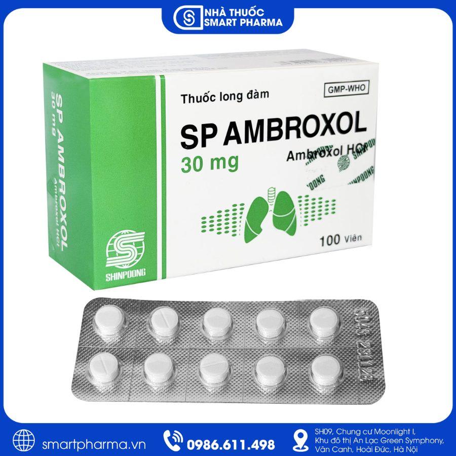 NT Smartpharma (4) Thuốc SP Ambroxol 30mg giúp loãng đờm và cải thiện tình trạng bệnh đường hô hấp