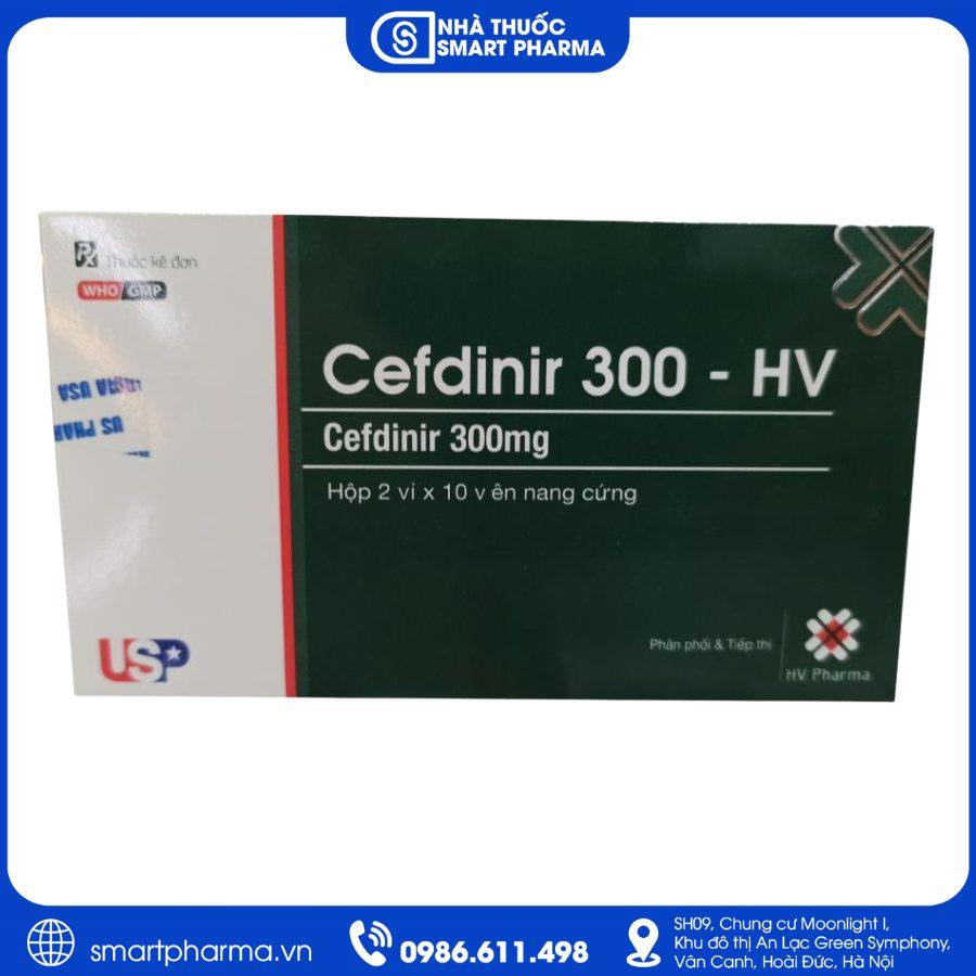 NT Smartpharma (4) Cefdinir 300-HV – Kháng sinh điều trị nhiễm khuẩn