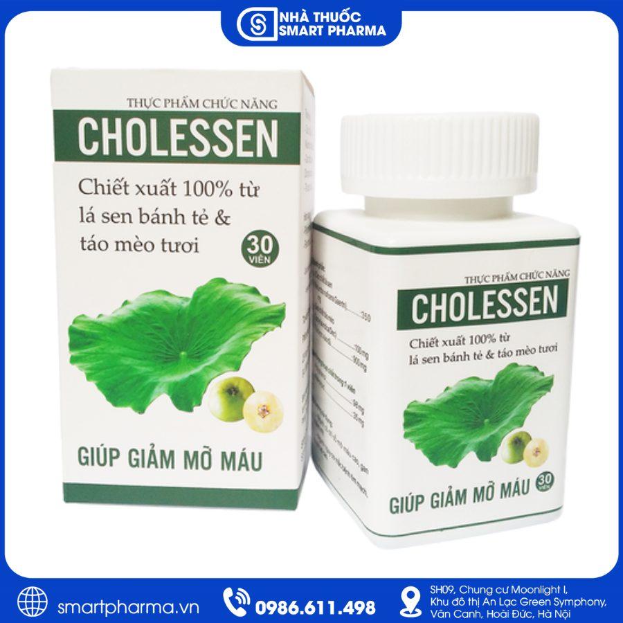 NT Smartpharma (40) Cholessen – Giảm cholesterol, tăng cường chức năng gan