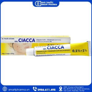 Gel bôi ngoài da Ciacca – Điều trị mụn trứng cá hiệu quả