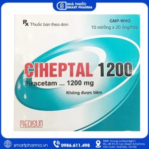 Thuốc Ciheptal 1200 - Điều trị rối loạn tuần hoàn não, phục hồi chức năng thần kinh
