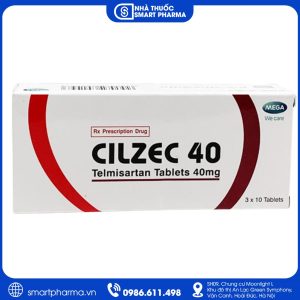 Thuốc Cilzec 40 - Điều trị tăng huyết áp, hỗ trợ bảo vệ tim mạch