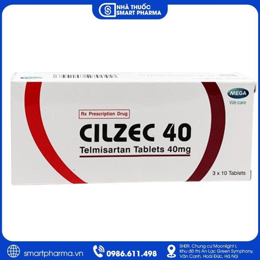 NT Smartpharma (45) Thuốc Cilzec 40 - Điều trị tăng huyết áp, hỗ trợ bảo vệ tim mạch