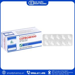 Thuốc Ciprom 500 Boston – Điều trị nhiễm khuẩn đường tiết niệu, hô hấp và tiêu hóa