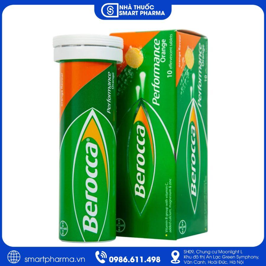 NT Smartpharma (53) Viên sủi berocca – bổ sung vitamin nhóm b và khoáng chất
